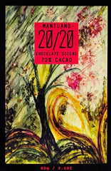 20/20 Chocolates -  Mantuano 72% Dark Chocolate - Venezuela