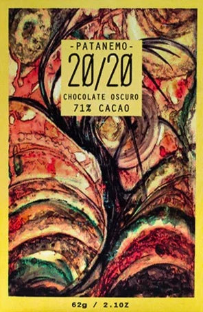 20/20 Chocolates - Patanemo 71% Dark Chocolate - Venezuela