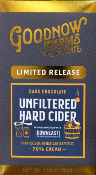 Goodnow Farms Limited Release "Unfiltered Hard Cider" 70% Dark Chocolate