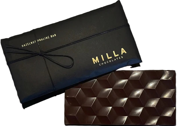 Milla Chocolates - Hazelnut Praliné Bar – Cocoa Store Milla Chocolates - Hazelnut Praliné Bar – Cocoa Store