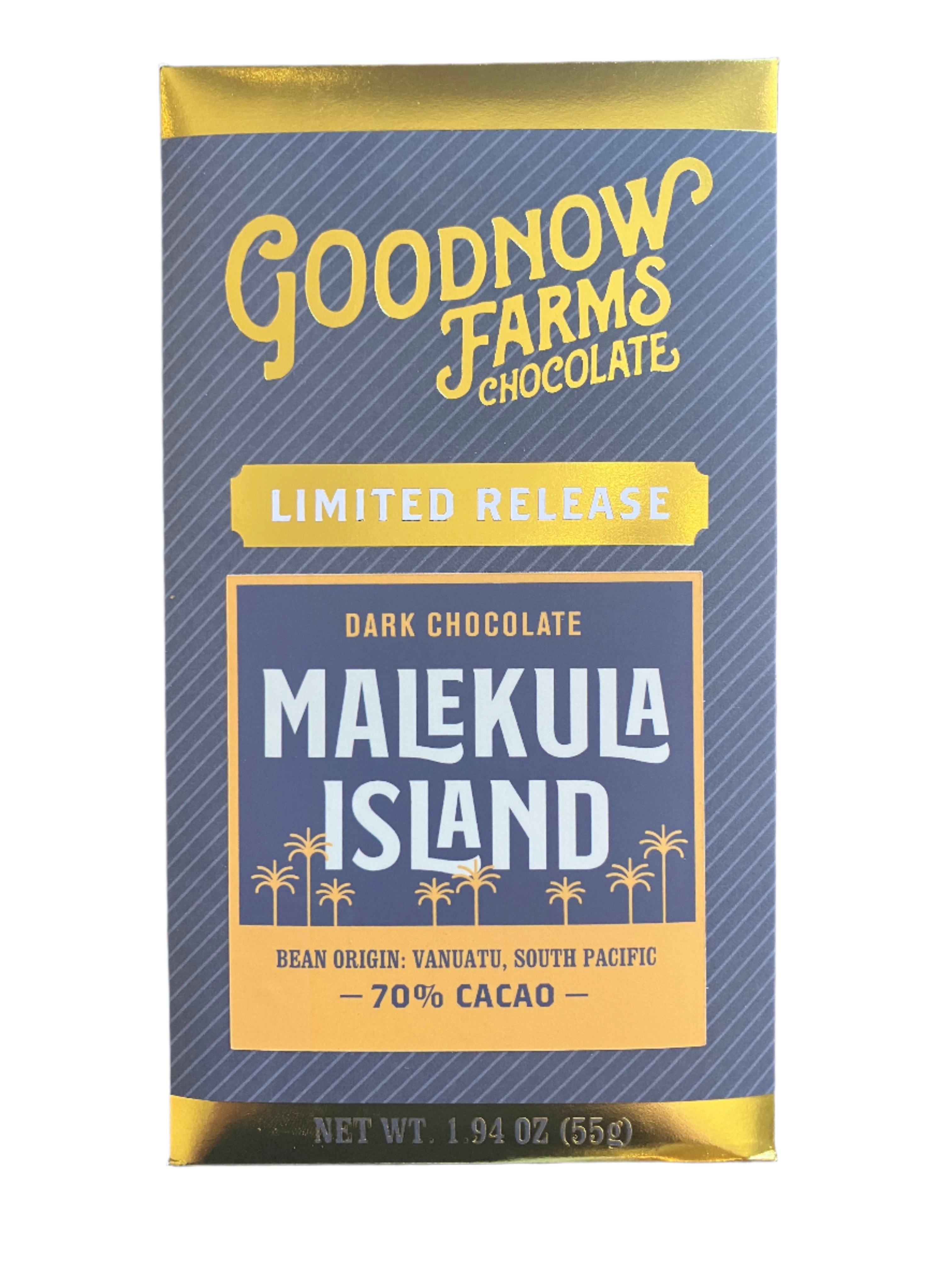Goodnow Farms - Malekula Island South Pacific 70% Dark Chocolate - Vanuatu