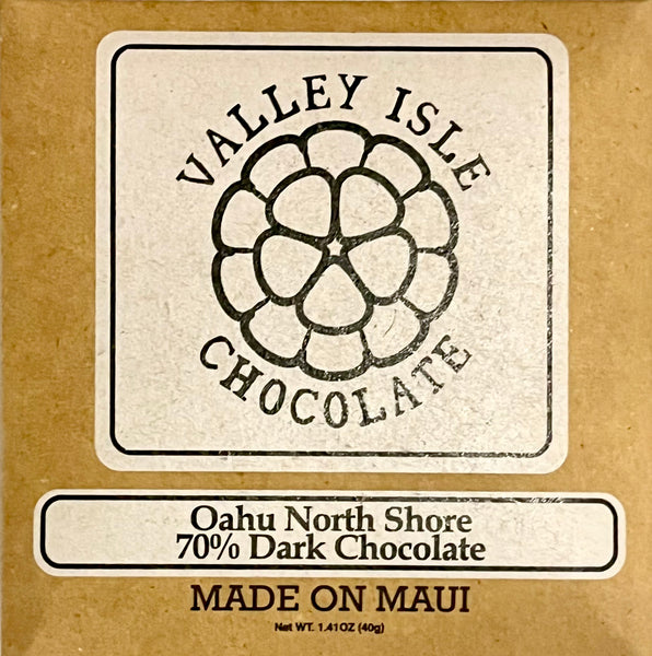 Valley Isle, Oahu North Shore 70% Dark Chocolate