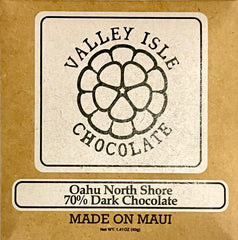 Valley Isle - Oahu North Shore 70% Dark Chocolate - Hawaii