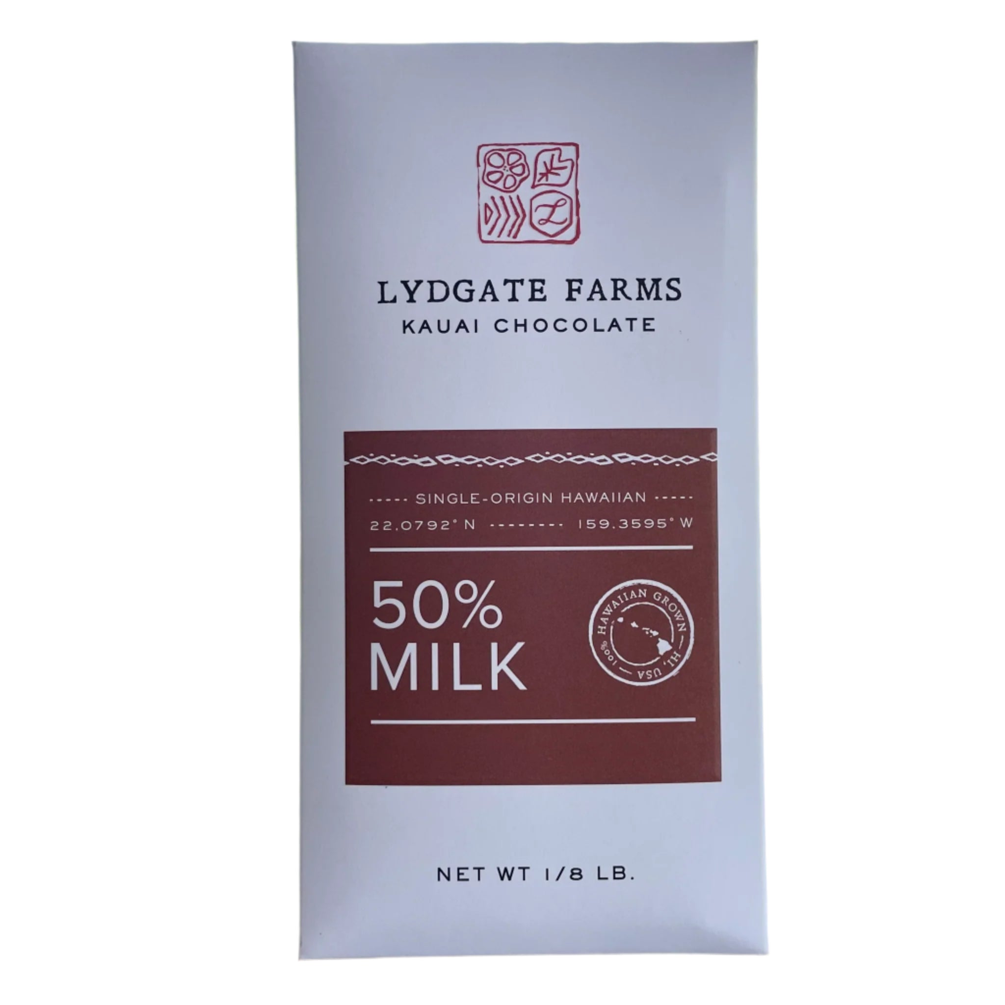 Lydgate Farms - 50% Milk Chocolate - Hawaii