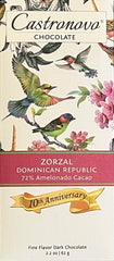 Castronovo - "10-Year Anniversary Bar!" Zorzal 72% Dark Chocolate - Dominican Republic