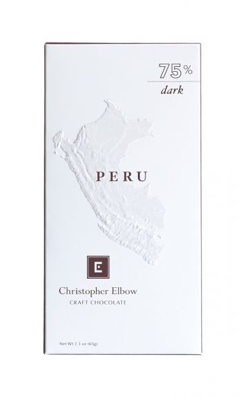 C. Elbow 75% Peru Dark Chocolate Bar exp. 02.13.24