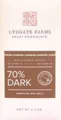 Lydgate Farms - Sea Salt 70% Dark Chocolate - Hawaii