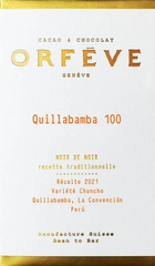Orfeve - Quillabamba 100% Dark Chocolate - Peru