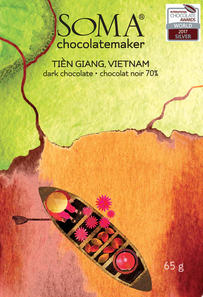 Soma - Tien Giang 70% Dark Chocolate - Vietnam