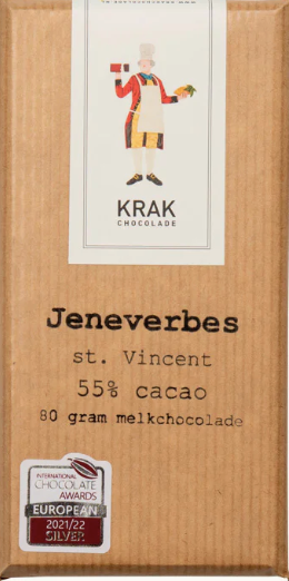 Krak - Jeneverbes Juniper 55% Milk Chocolate - St. Vincent