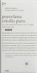 Idilio Origins - "Porcelana Criollo Puro" 74% Dark Chocolate - Venezuela
