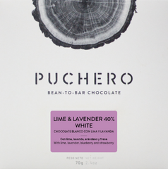 Puchero- 40% "Lime & Lavender" White Chocolate - Venezuela