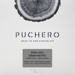 Puchero- Gran Nativo Blanco 100% Dark Chocolate - Peru