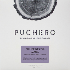 Puchero 75% Philippines "Mana"  Dark Chocolate Bar