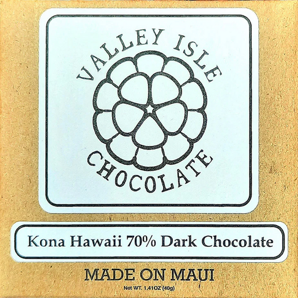 Valley Isle - Kona Hawaii 70% Dark Chocolate - Hawaii
