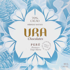 Ura Chocolates - Huánuco Tingo Maria 70% Dark Chocolate - Peru