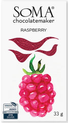Soma - Raspberry 36% White Chocolate (Dairy-Free/Vegan)