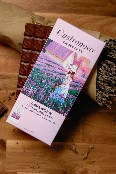 Castronovo - Tumaco 60% Dark Milk Chocolate with Lavender