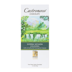 Castronovo Colombia 72% Criollo & Trinitario Cacao Sierra Nevada Dark Chocolate