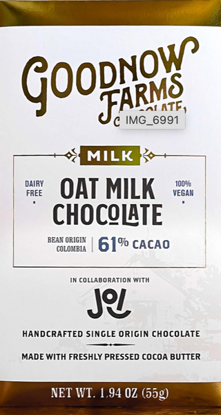 Goodnow Farms - Oat Milk 61% Vegan Dark Milk Chocolate - Colombia