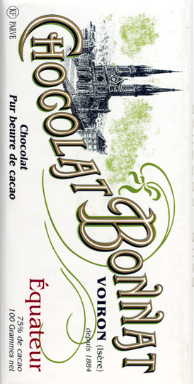 Bonnat - Equateur 75% Dark Chocolate - Ecuador