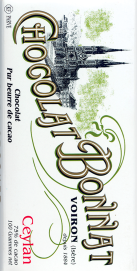 Bonnat - Ceylan 75% Dark Chocolate - Sri Lanka