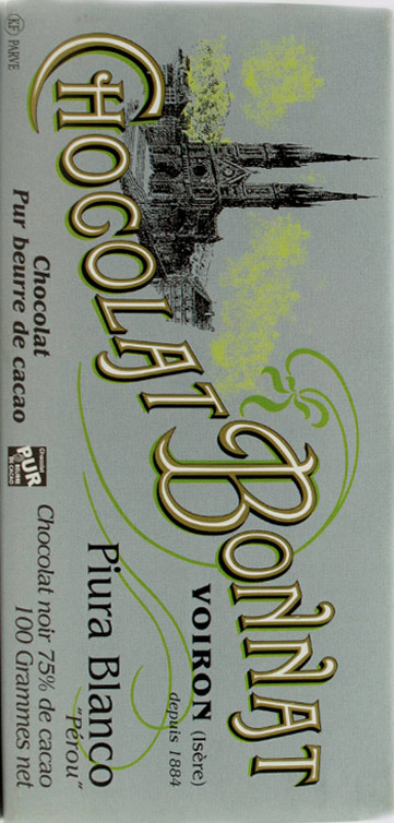 Bonnat - Piura Blanco 75% Dark Chocolate - Peru
