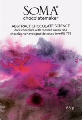 Soma - "Abstract Chocolate Science" Cacao Nibs 75% Dark Chocolate