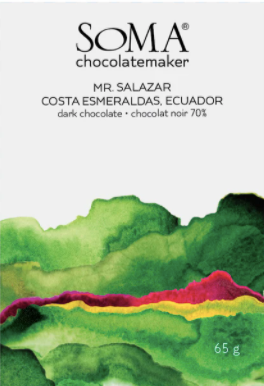Soma - "Mr. Salazar" Costa Esmeraldas 70% Dark Chocolate - Ecuador