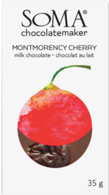 Soma - Montmorency Cherry 36% Milk Chocolate