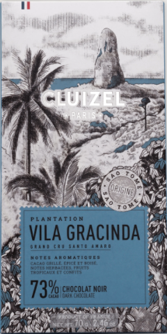 Michel Cluizel São Tomé, Plantation Vila Gracinda 73% Dark