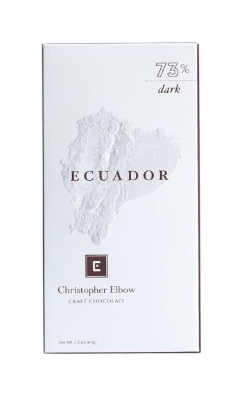 C. Elbow 73% Ecuador Dark Chocolate Bar exp. March 2024
