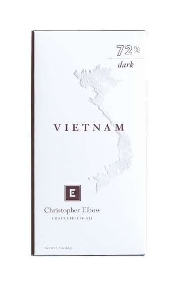 C. Elbow 72% Vietnam Dark Chocolate Bar exp. April 2024