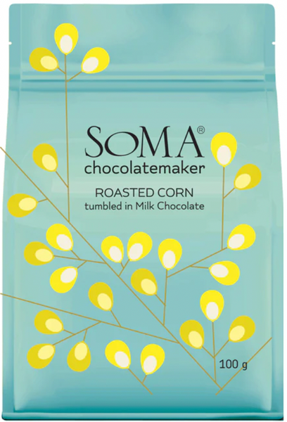 Soma Roasted Corn Tumbled in Milk Chocolate