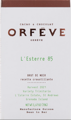 Orfeve - L'Esterre Crispy 85% Dark Chocolate - Grenada