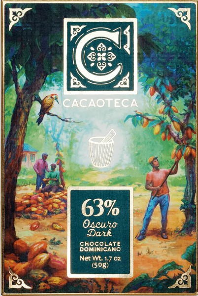 Cacaoteca - "Dark Soft" 63% Dark Chocolate - Dominican Republic