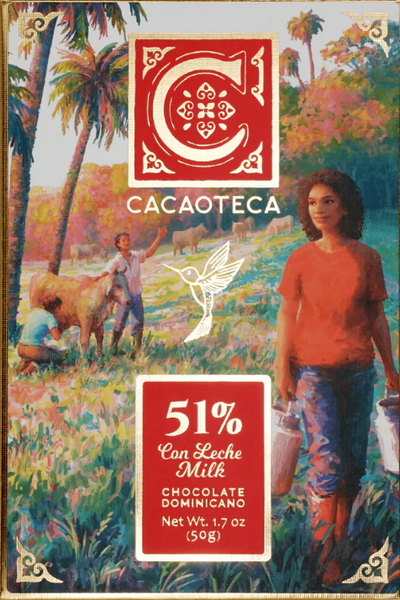 Cacaoteca - "Dark Milky" 51% Dark Chocolate - Dominican Republic