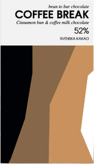 Svenska Kakao - "Coffee Break" 52% Dark Milk Chocolate - Dominican Republic