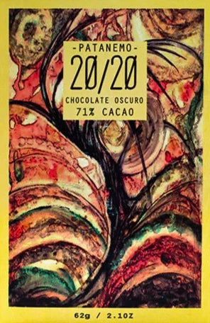 20/20 Chocolates "Patanemo" 71% Dark Chocolate