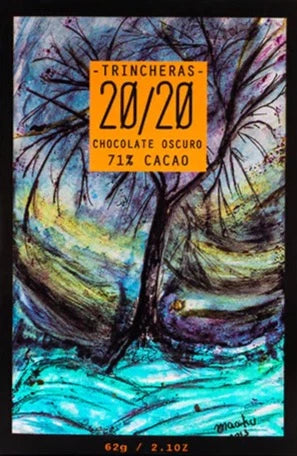20/20 Chocolates "Trincheras" 71% Dark Chocolate