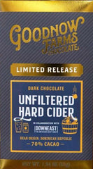 Goodnow Farms Limited Release "Unfiltered Hard Cider" 70% Dark Chocolate