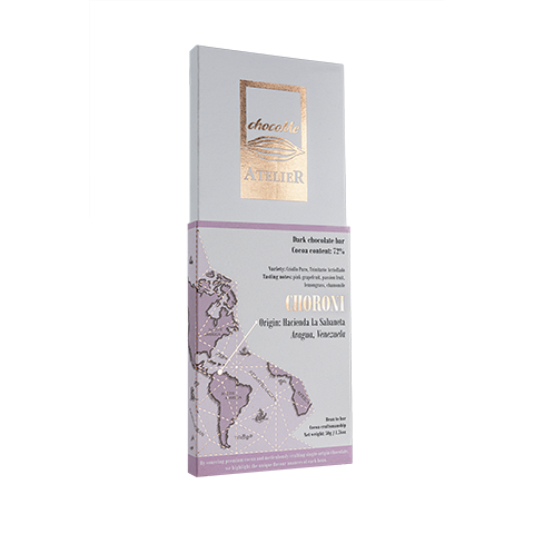 chocoME Atelier - Choroni 72% Dark Chocolate - Venezuela
