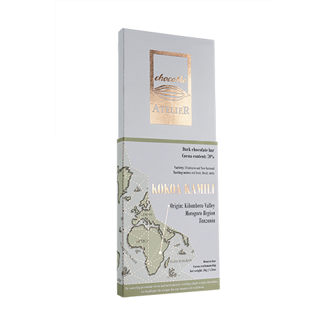chocoME Atelier - Kokoa Kamili 70% Dark Chocolate - Tanzania