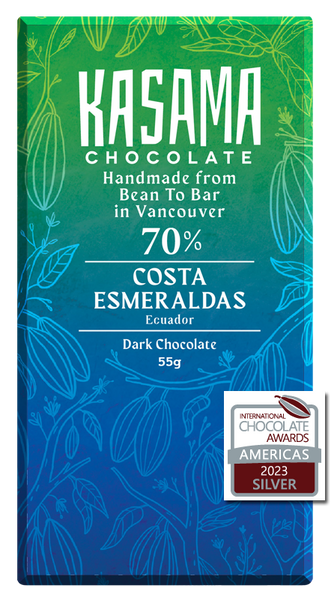 Kasama - 70% Costa Esmeraldas Dark Chocolate - Ecuador