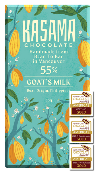 Kasama - Goat’s 55% Milk Chocolate - The Phillippines