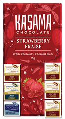Kasama - Strawberry Vegan White Chocolate - Peru