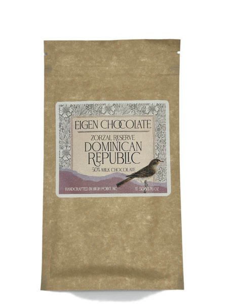 Eigen "Zorzal Reserve - Dominican Republic" 50% Milk Chocolate Bar