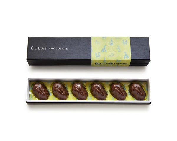 Éclat - Easter Peanut Butter Chocolate Rabbits 6pcs (Pre-Order)