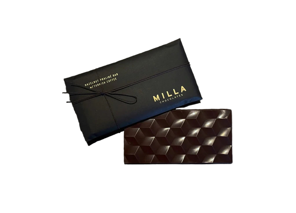 Milla Chocolates - Hazelnut Praliné Bar with Turkish Coffee