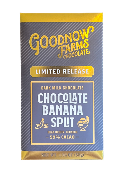 Goodnow Farms - Limited Release "Chocolate Banana Split" 59% Dark Milk Chocolate - Ecuador